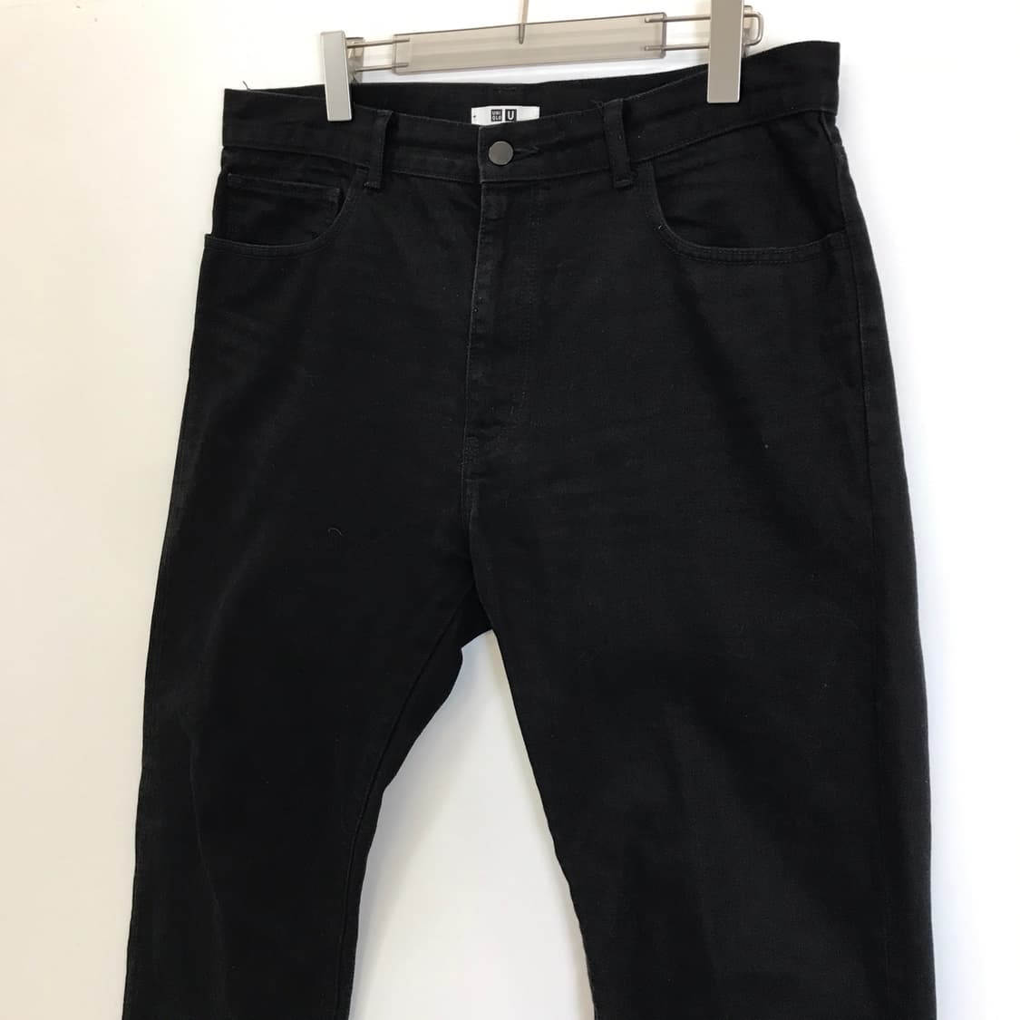 유니클로U 레귤러핏 블랙진 [34인치] 상품이미지2