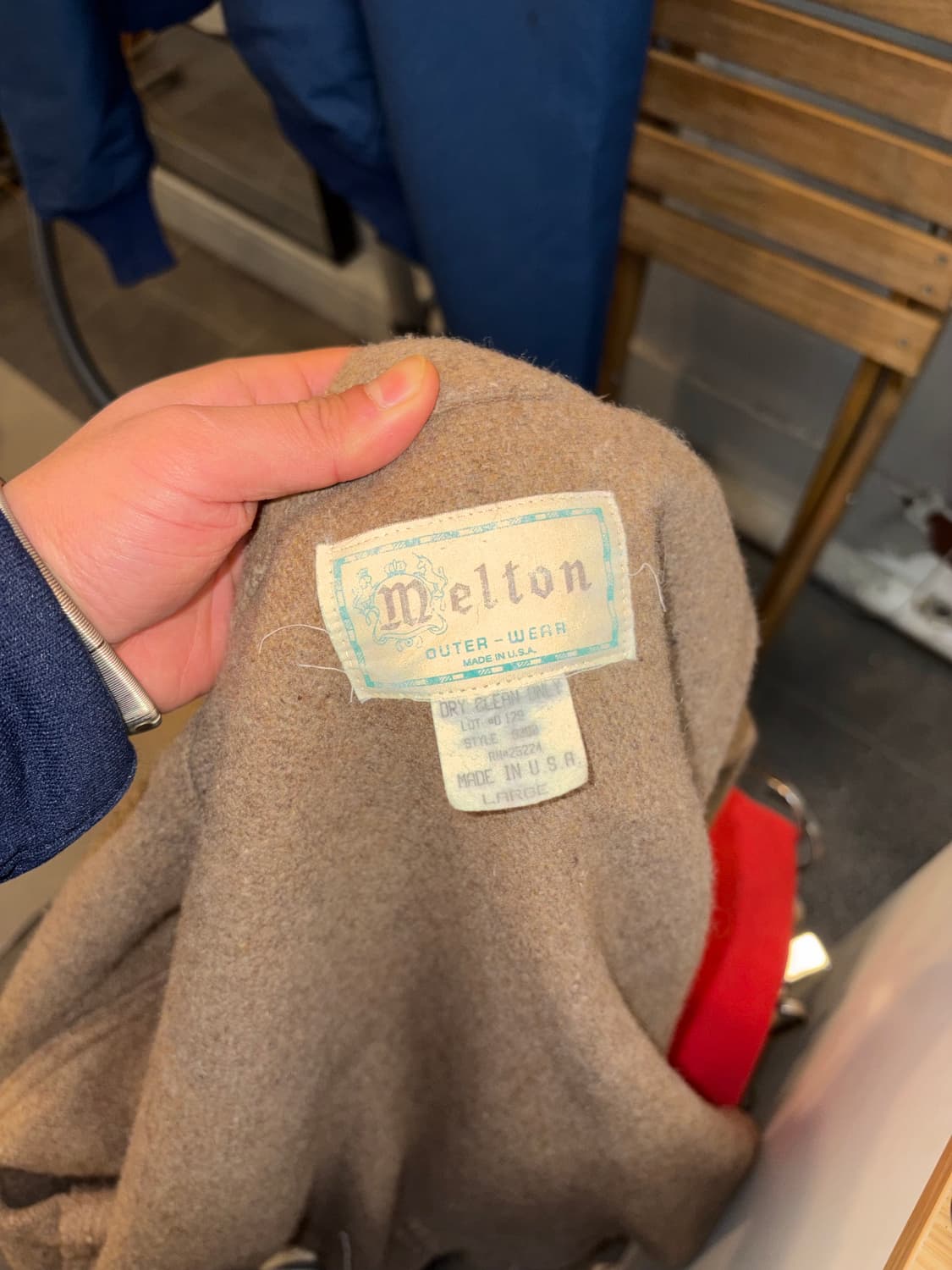 80-90’s Melton out-wear USA wool jacket 상품이미지10