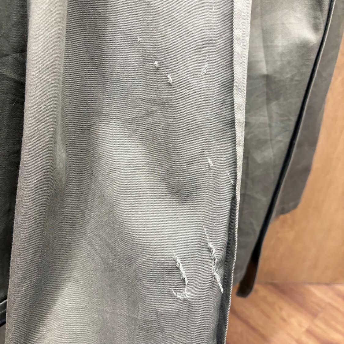 크리스찬 디올 더블 트렌치 코트 버건디 울 안감 허리 벨트 디테일 브라운 상품이미지10