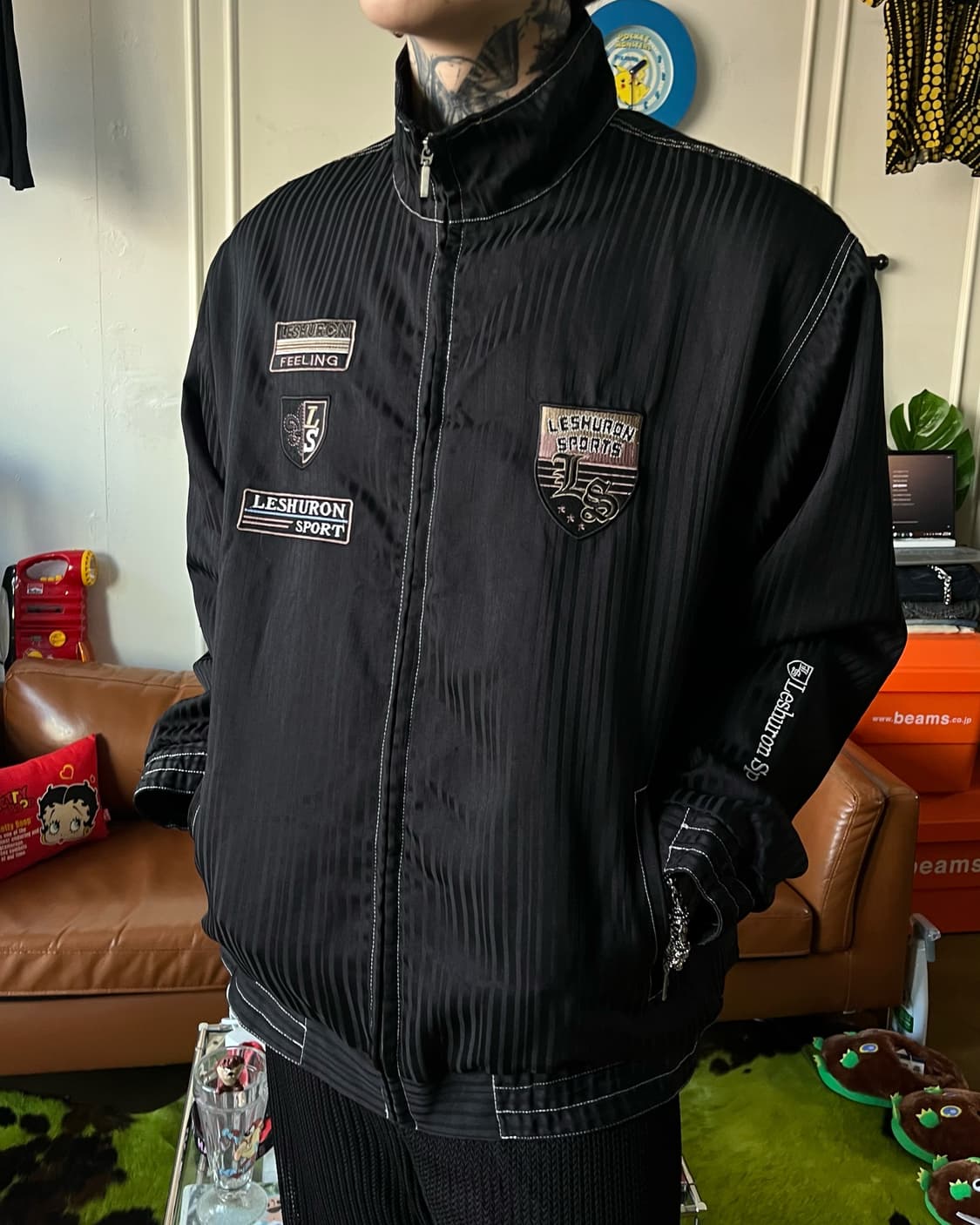 1990s LESHURON SPORTS Gothic Patch JK 상품이미지2