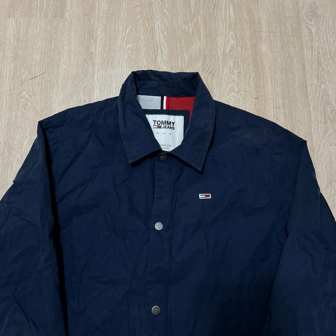 타미힐피거 미니 로고 롱 바람막이 자켓 L/100  상품이미지2