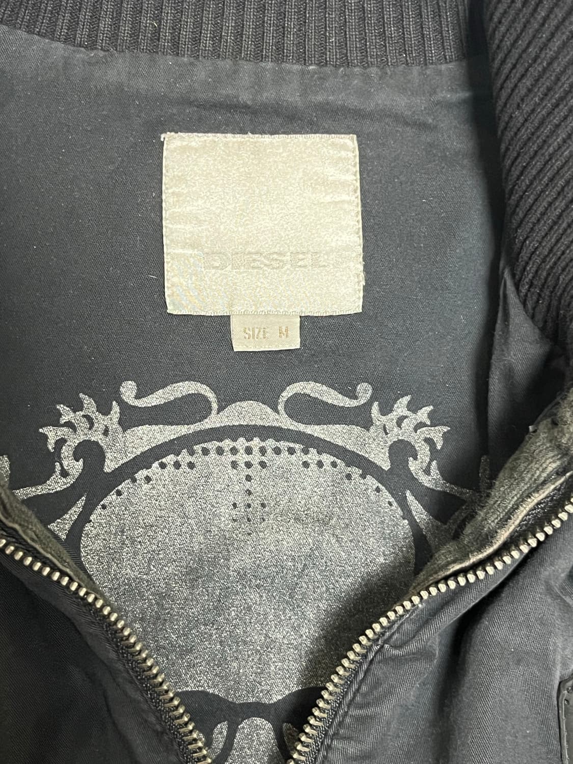 디젤 블랙 봄버 자켓 M 상품이미지3