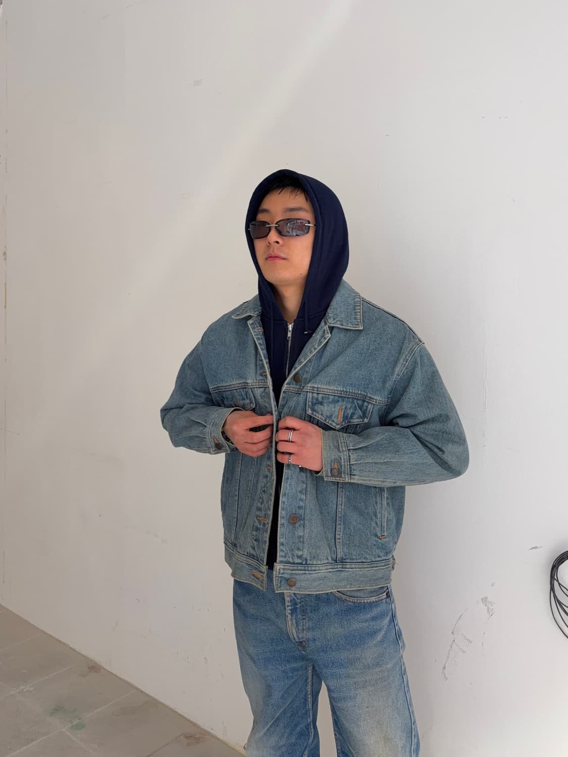 00’s Eddie Bauer type-3 denim trucker 상품이미지1