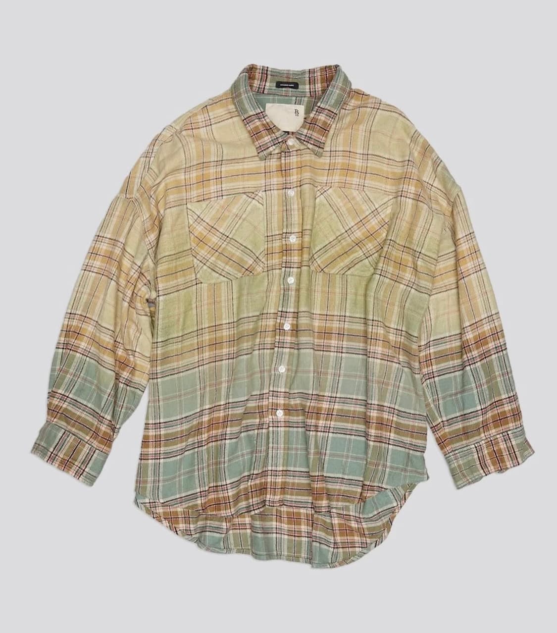 r13  드롭 넥 워크 셔츠 (변우석 셔츠) 상품이미지1