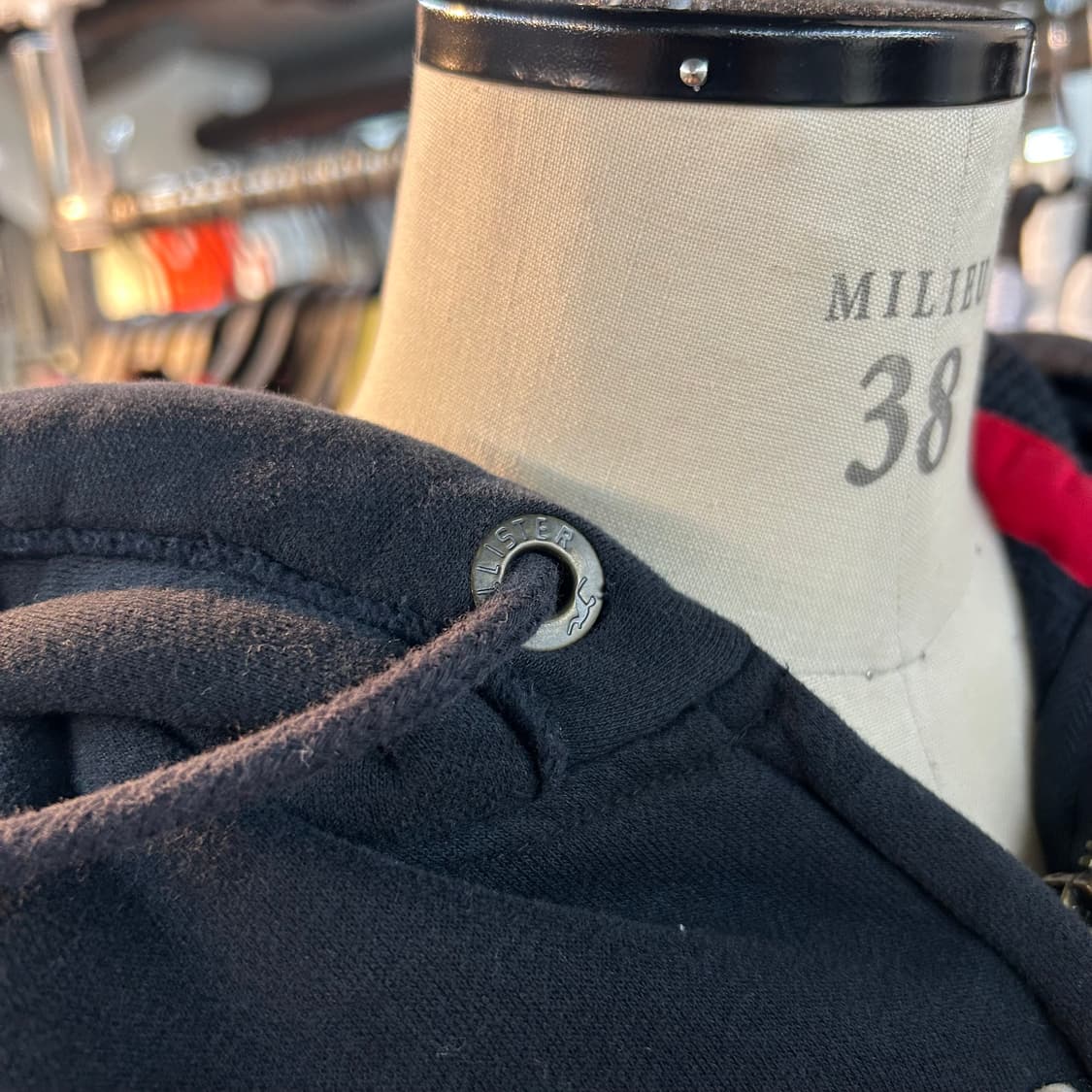 Hollister Black Zip-Up Hoodie 상품이미지5