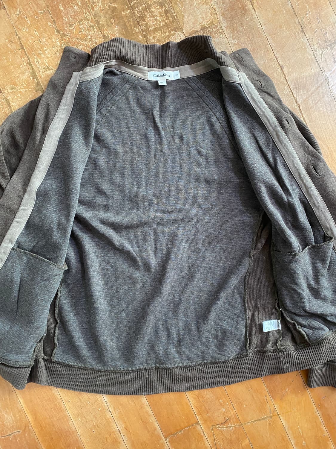 Calvin Klein 남성 브라운컬러 가디건 M (100~105) 상품이미지4