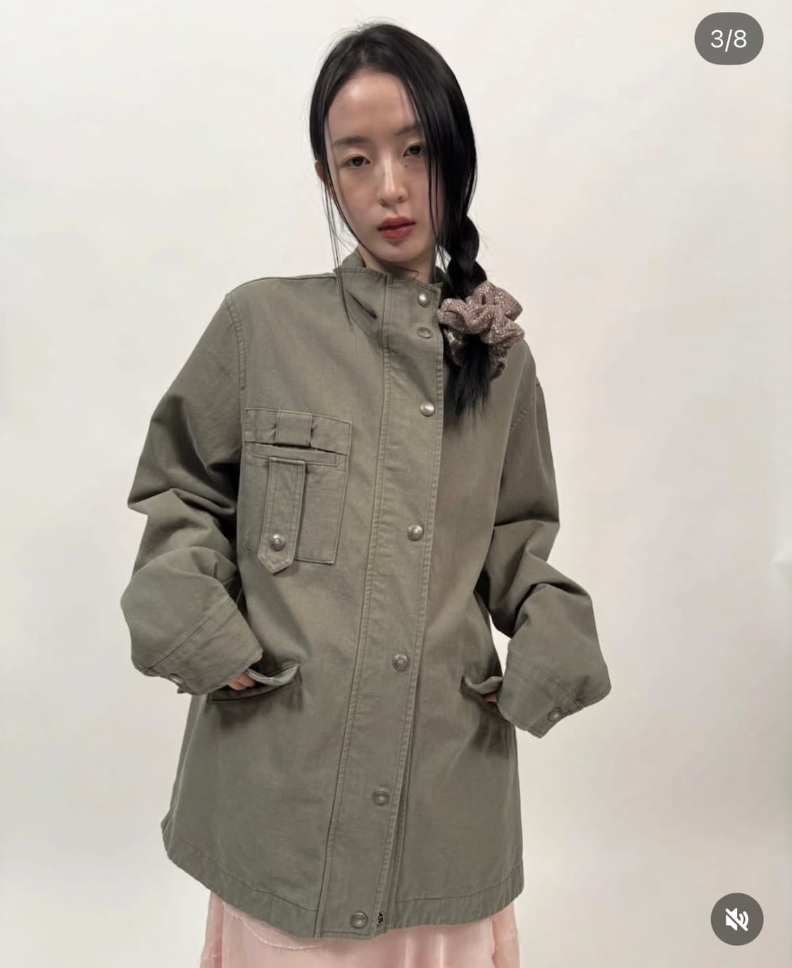 콜로신스 샌디 자켓 카키 상품이미지2