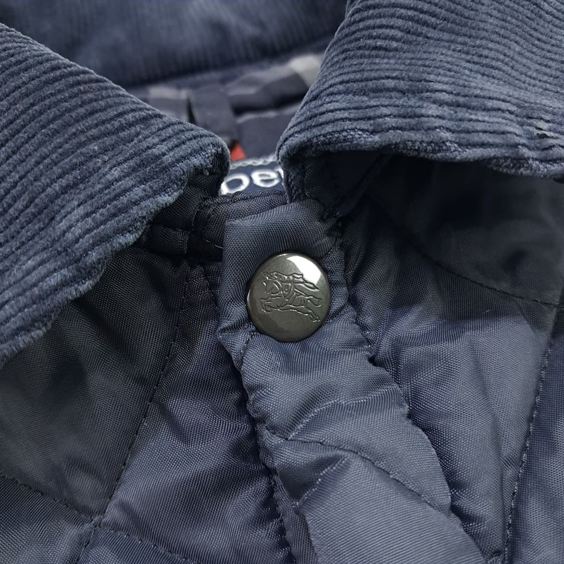 CN735W L 버버리 네이비 퀄팅 자켓 점퍼 상품이미지9