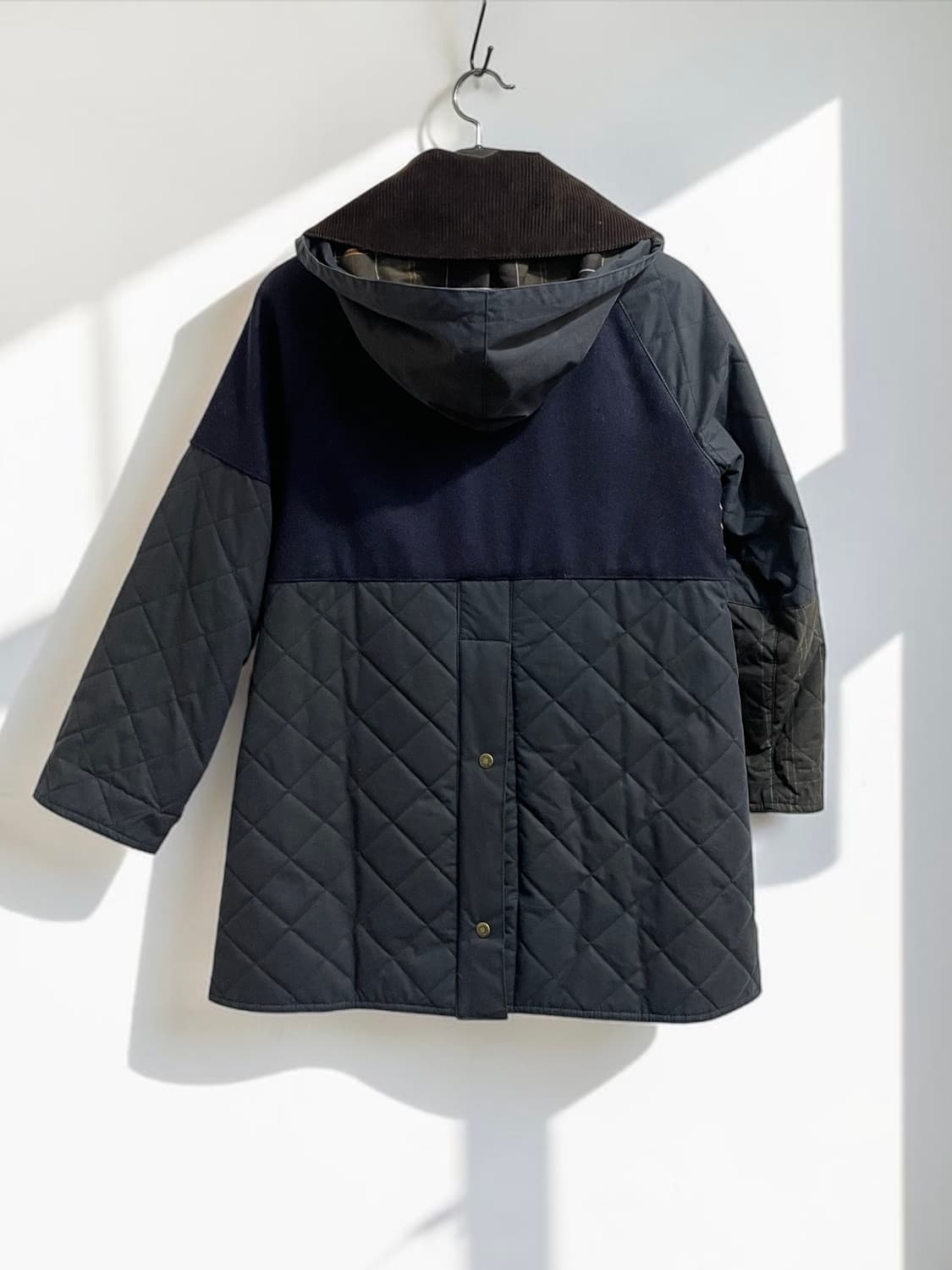 바버 X 가니 퀼팅 후드 자켓 상품이미지2