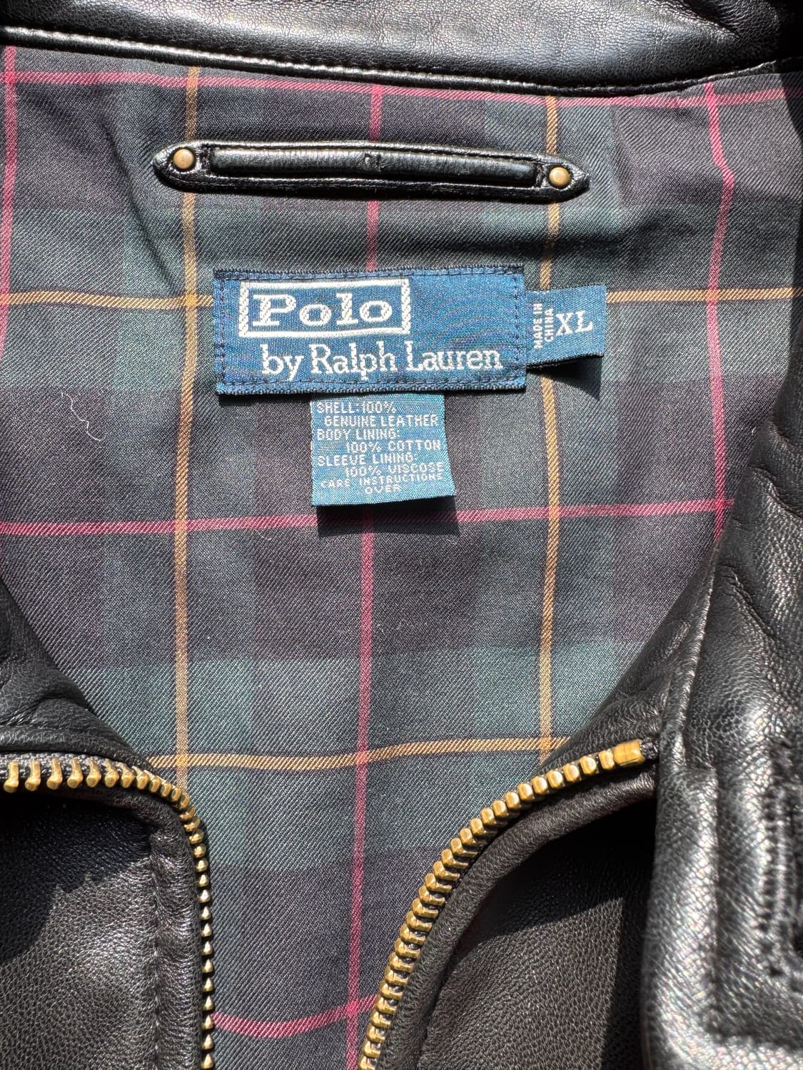 폴로 랄프로렌 가죽자켓 [XL] 입니다 상품이미지2