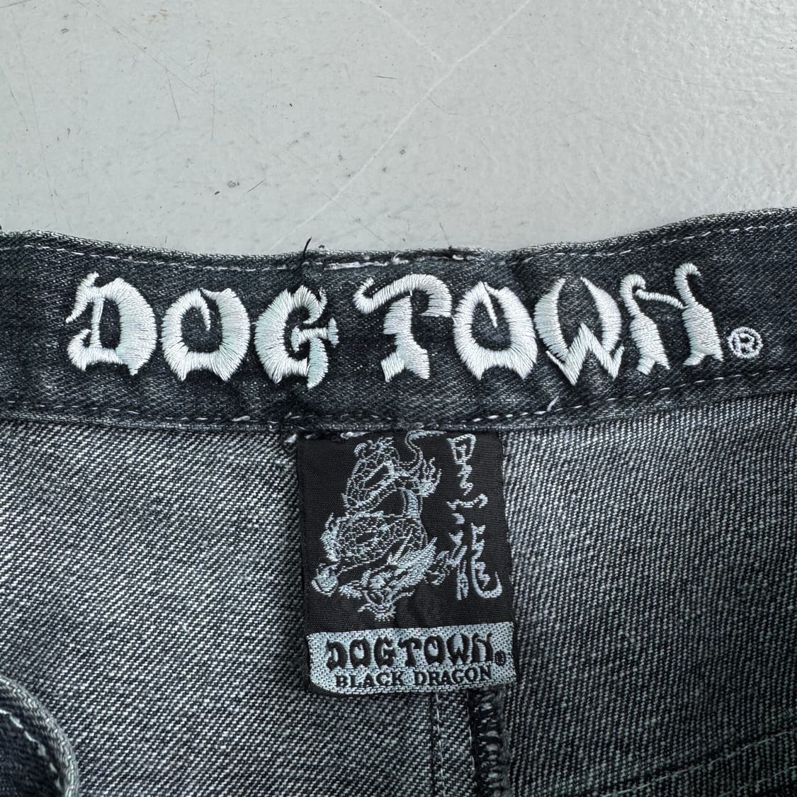 DOGTOWN 도그타운 독타운 드래곤 용자수 오리엔탈 와이드 데님팬츠 상품이미지10