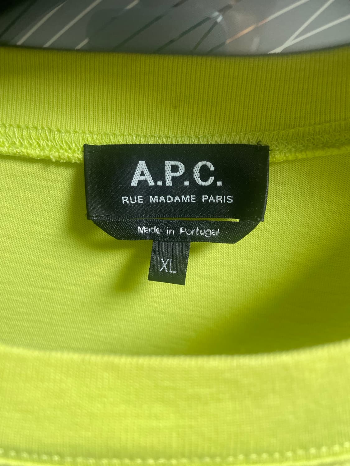A.P.C. 라임 티셔츠 XL 상품이미지4