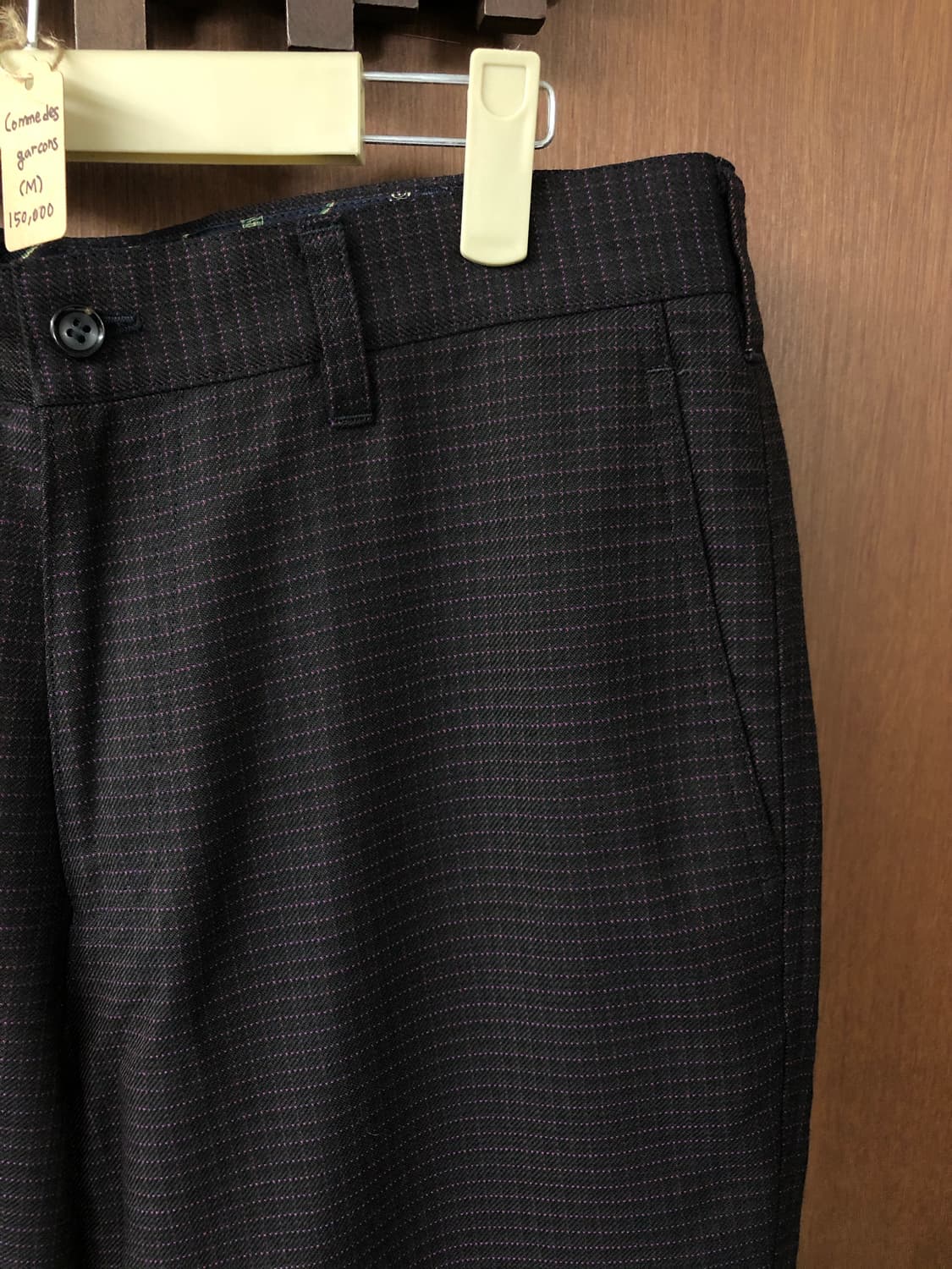 Comme des garcons homme 체크 팬츠 M 상품이미지4