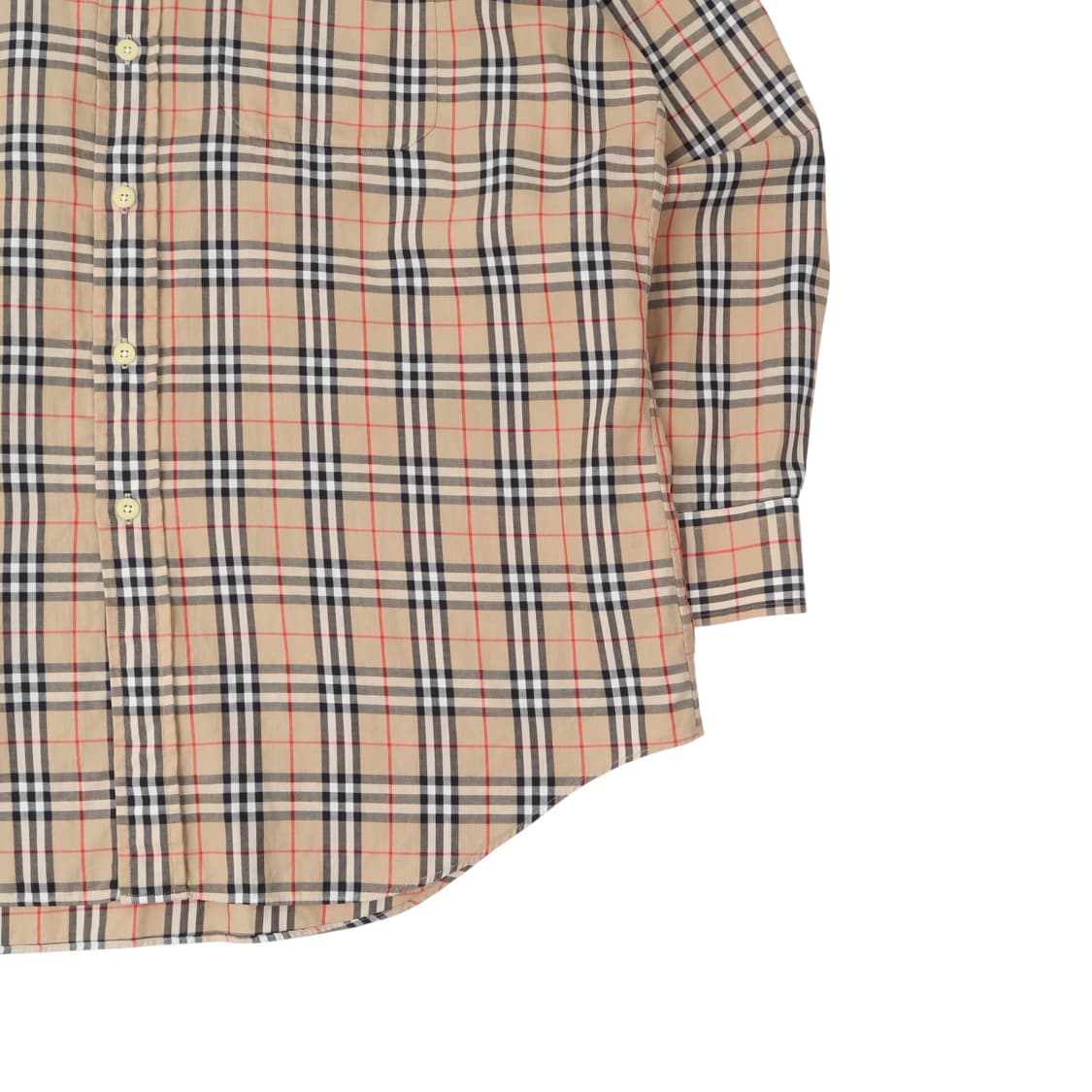 버버리 베이지 노바체크 셔츠 상품이미지4
