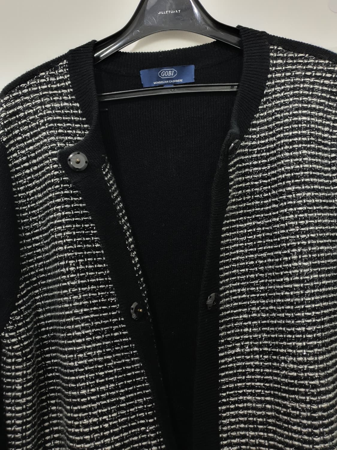 고비 GOBI 캐시미어 100% 트위드 롱 가디건 자켓 사이즈 S 상품이미지4