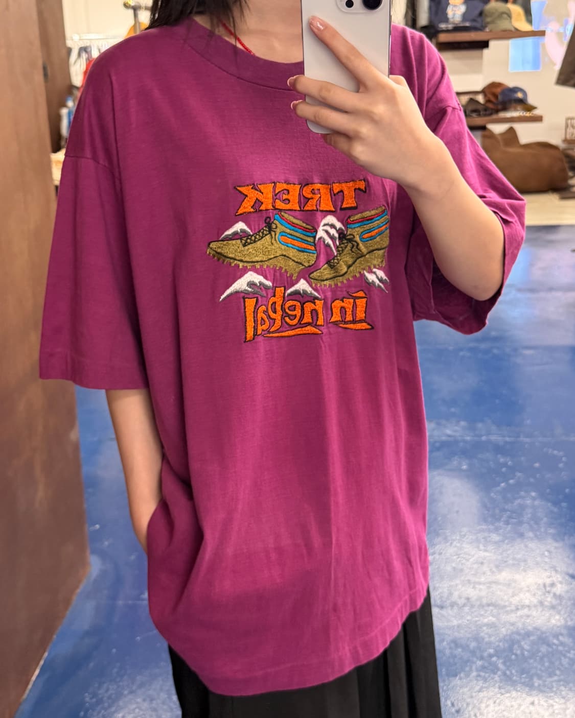 1990s Trek Nepal 싱글스티치 반팔티 상품이미지2