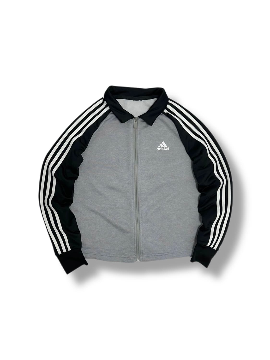아디다스 블랙 그레이 스포티 져지 트랙탑 집업 자켓 상품이미지3