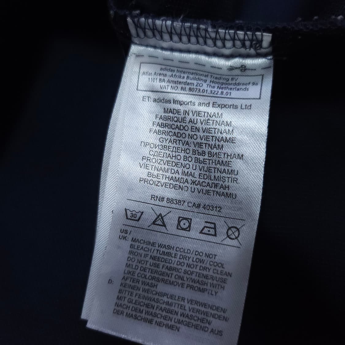 아디다스 네이비 바람막이 105-110 트레이닝 러닝 자켓 상품이미지7