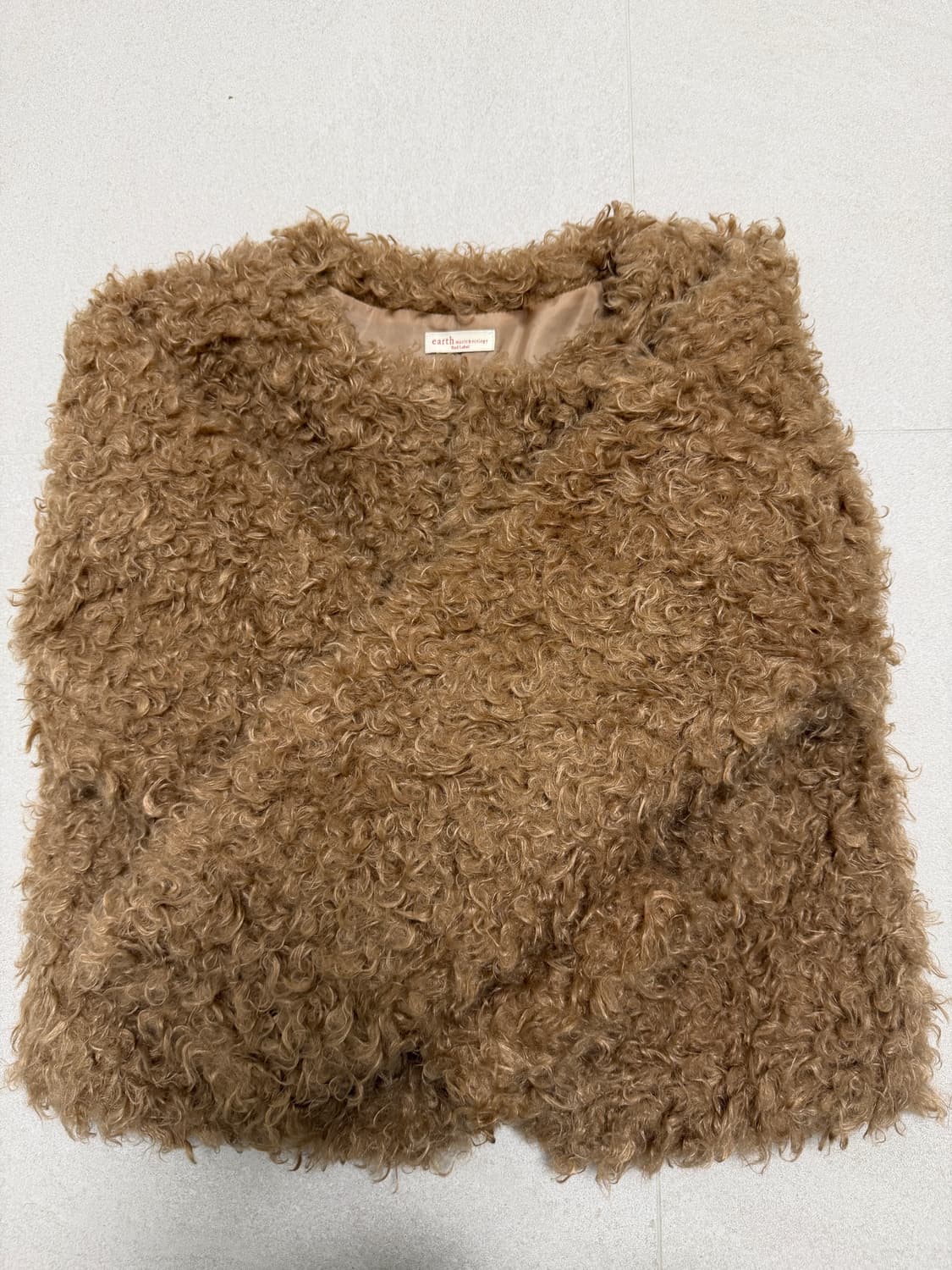 브라운 퍼자켓 상품이미지3