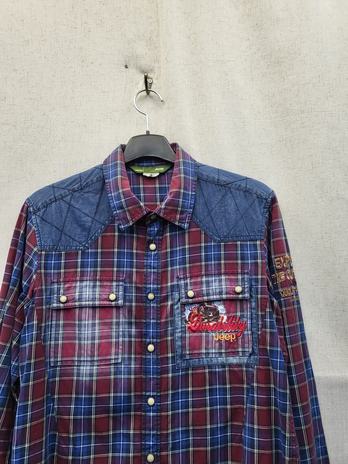 Jeep 지프 체크 셔츠 남방 상품이미지3