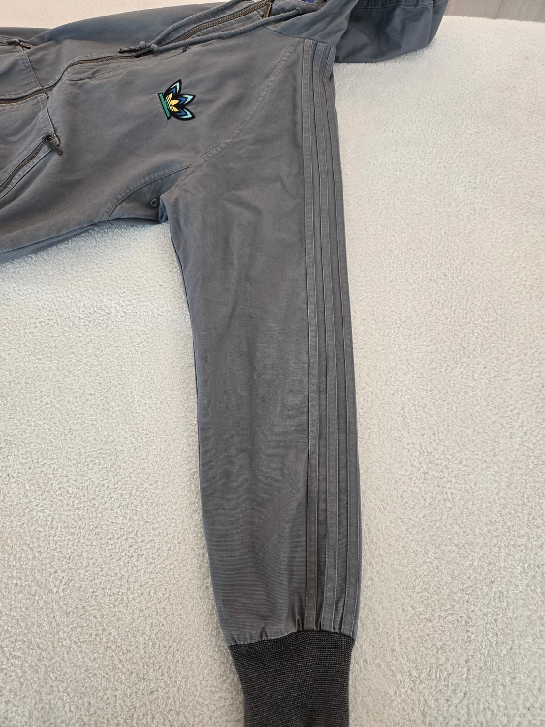 아디다스 후드 집업 워크자켓 그레이 100 상품이미지8