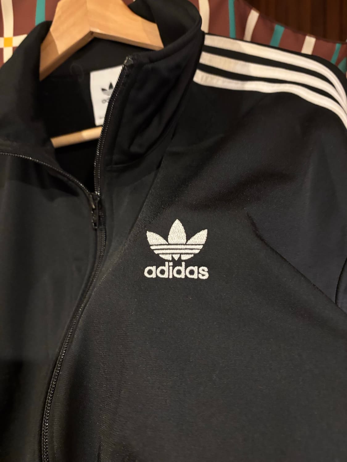 아디다스 삼선 블랙 트랙탑 져지 상품이미지4