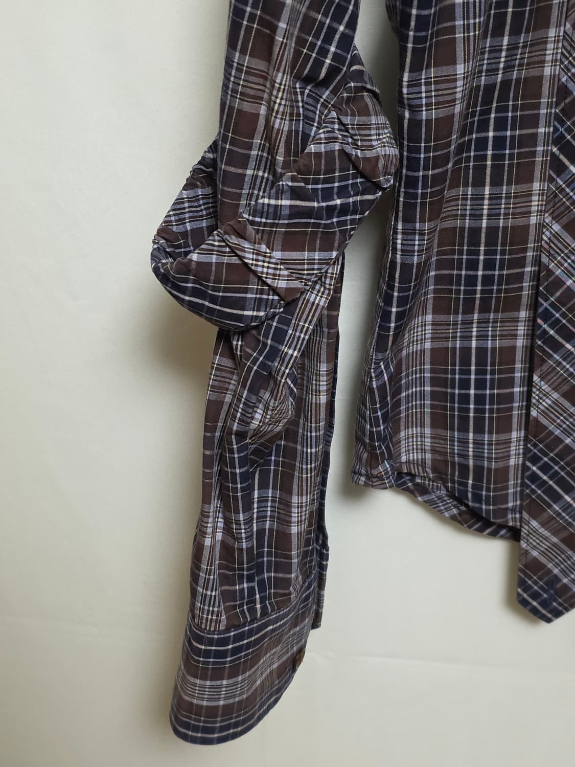 [일본판] 비비안웨스트우드 맨 본디지 셔링 티탄체크 셔츠 (라이카 제조) 상품이미지4