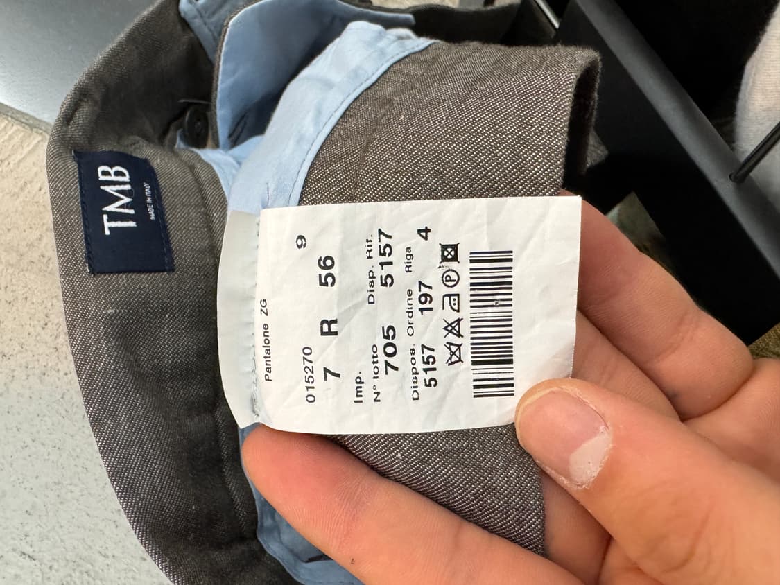 TMB 그레이 핀턱 슬랙스 바지  상품이미지6