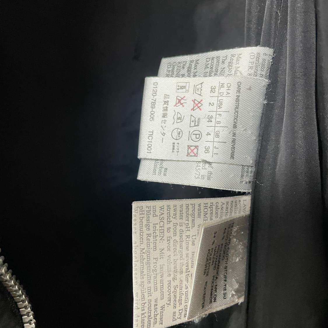 막스마라 위켄드 블랙 롱패딩 32(W) 상품이미지5