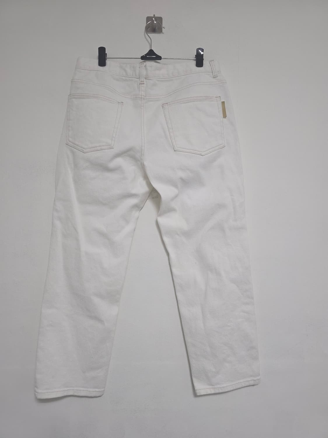 한섬 타임 화이트 데님 팬츠 일자핏 청바지 31인치 상품이미지2