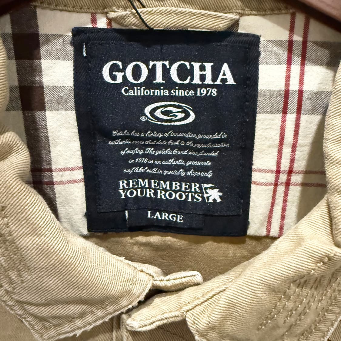 GOTCHA 갓차 Y2K 데님 트러커자켓 레터링 암포켓 디테일 베이지 상품이미지7