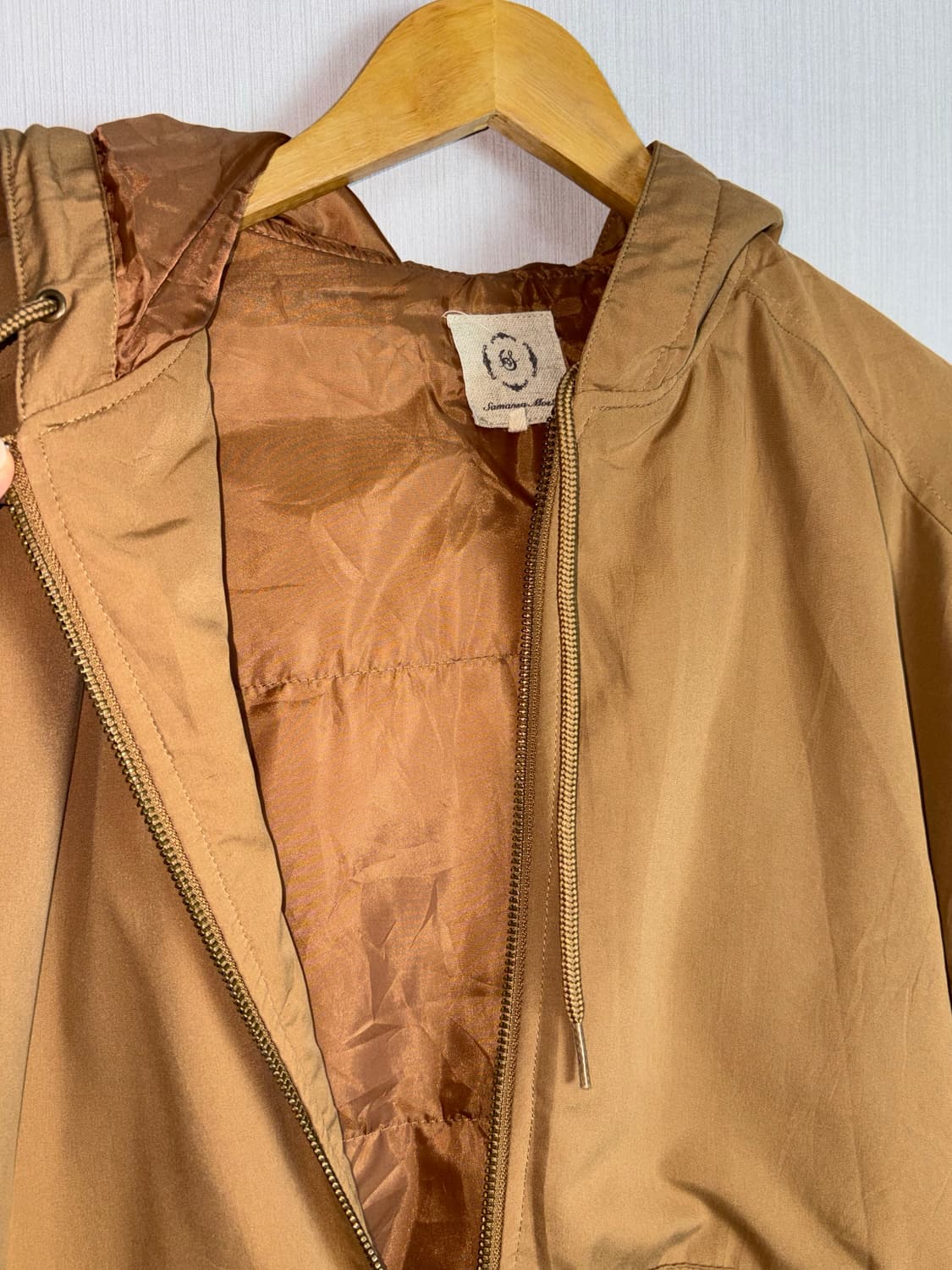 사만사모스 카멜 후드 자켓 상품이미지8