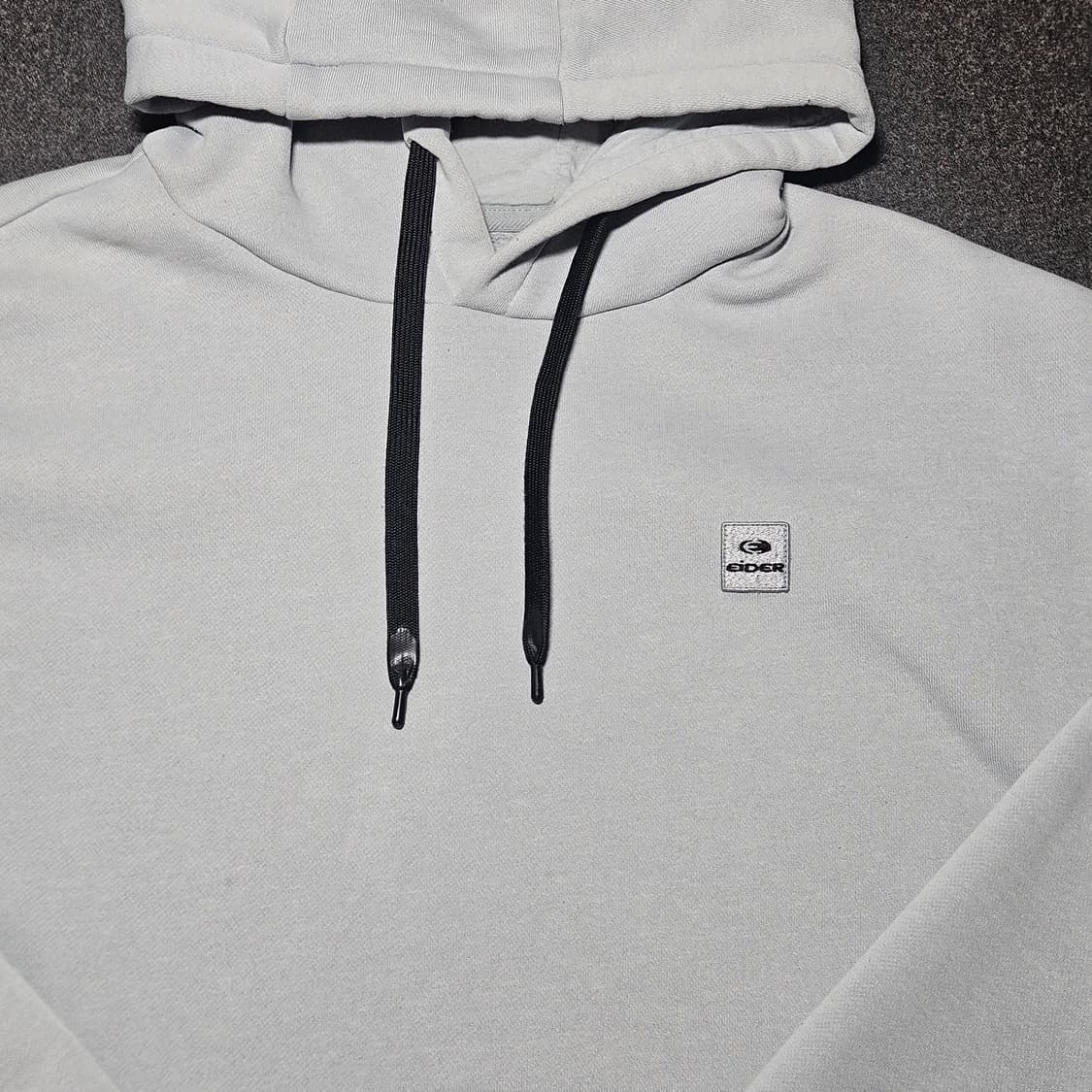 아이더 기모 후드티 105 하늘색 상품이미지2