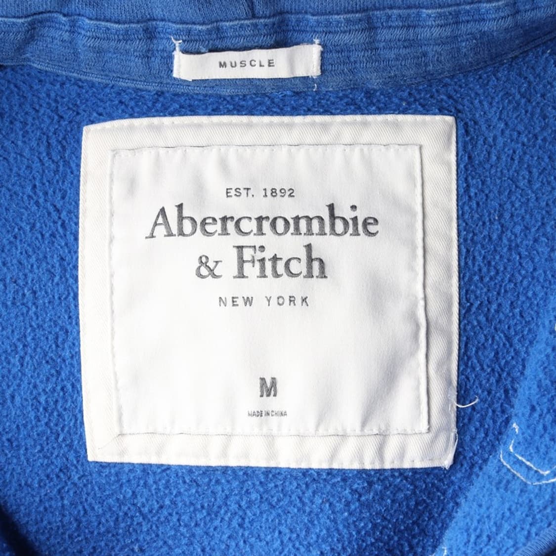 아베크롬비 앤 피치 머슬핏 아치 로고 후드집업 M 상품이미지6