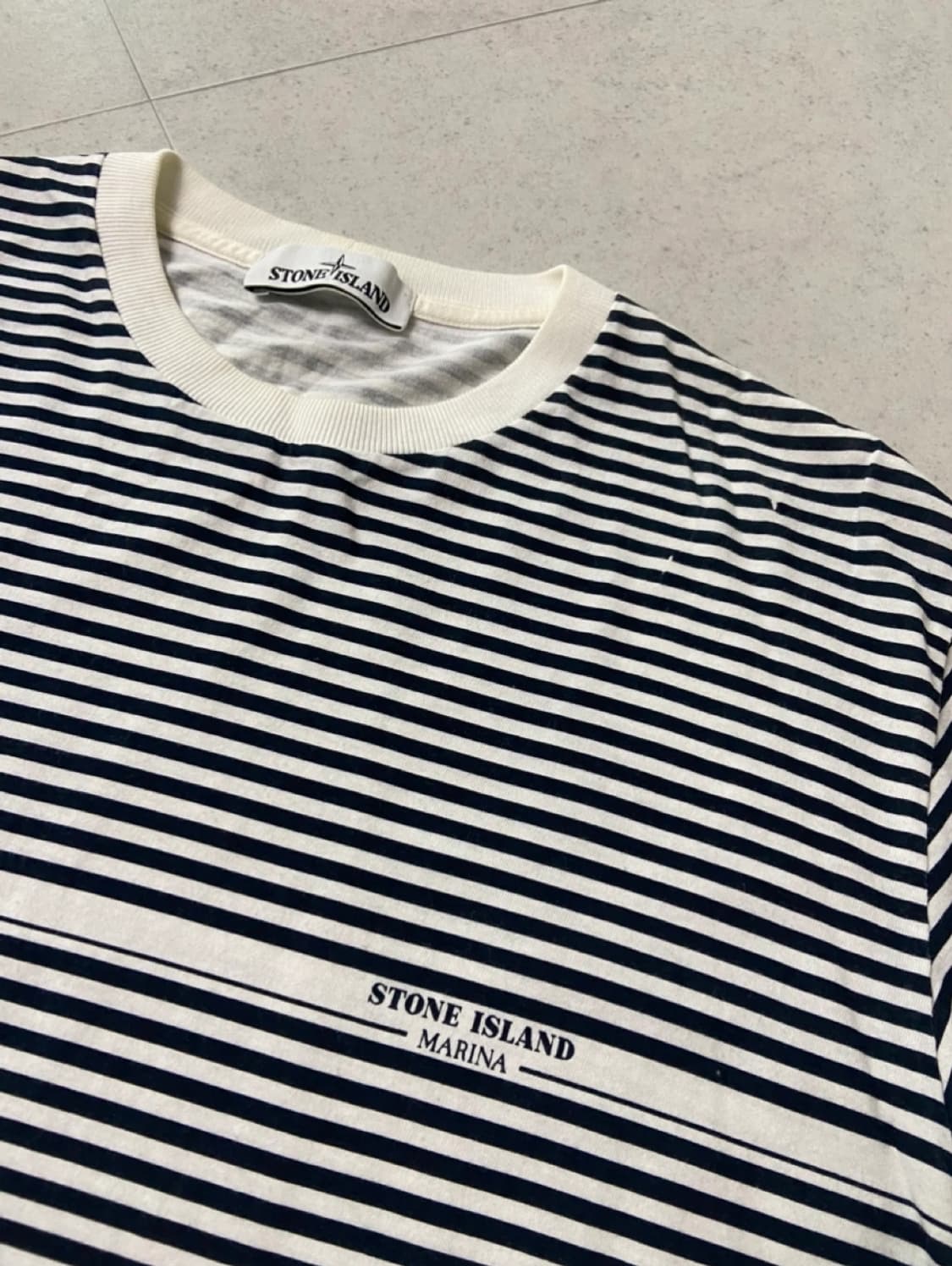 스톤아일랜드 마리나 스트라이프 긴팔티셔츠 L 상품이미지2