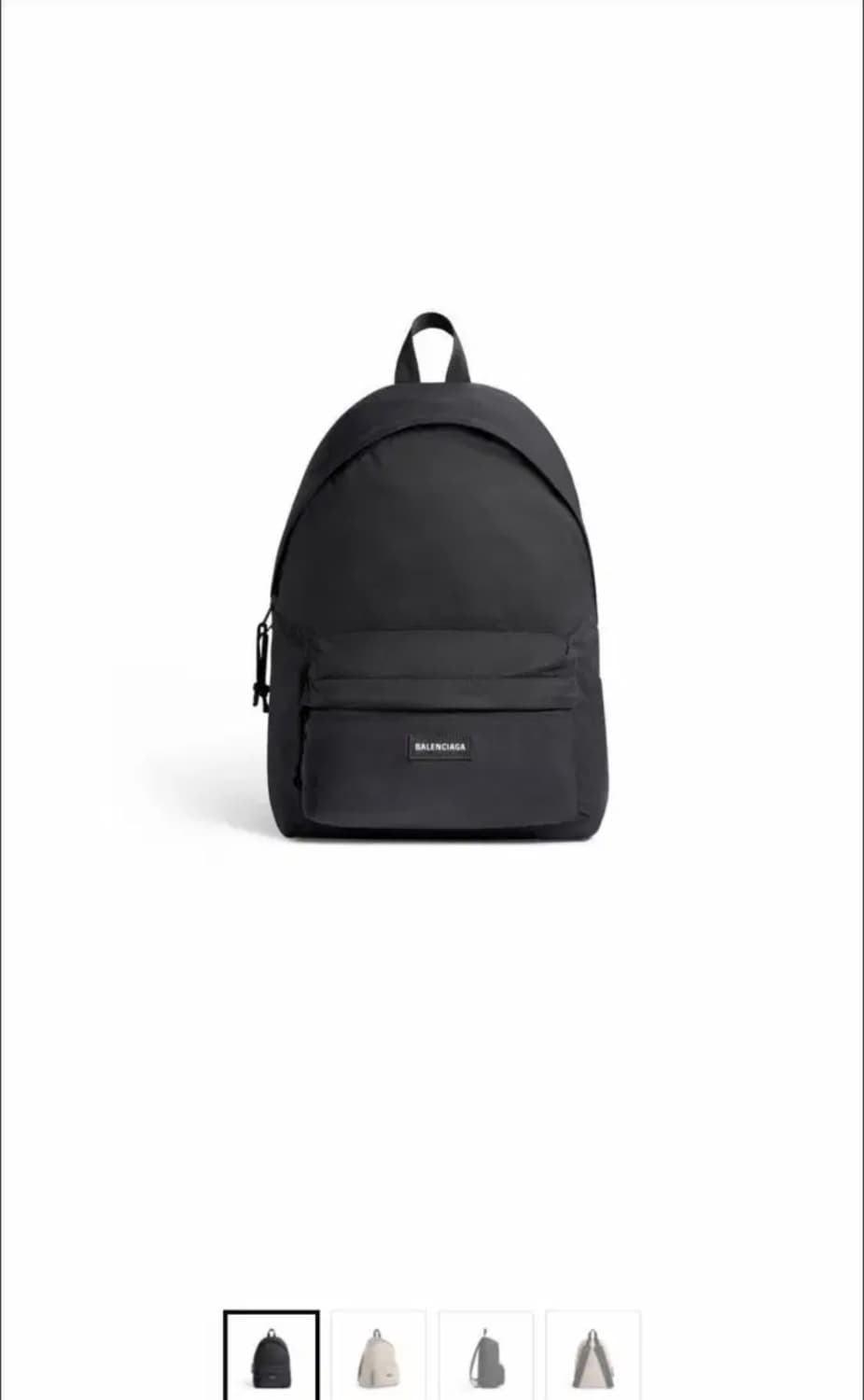 발렌시아가 익스플로러 리버시블 백팩 블랙 베이지 상품이미지1