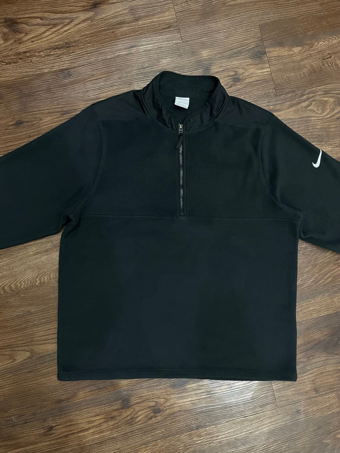 나이키 골프 써마핏 빅토리 하프집 탑 블랙 상품이미지1