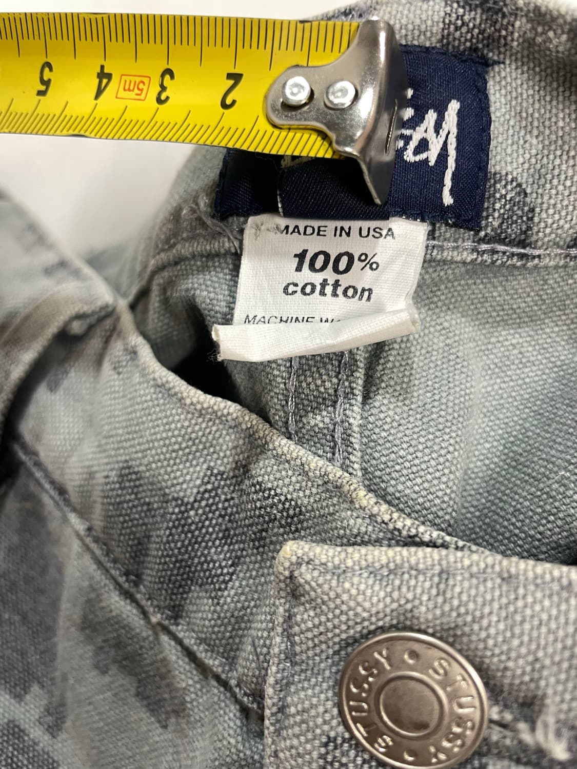 90’s USA made 올드 스투시 카모 카고 쇼츠 상품이미지9