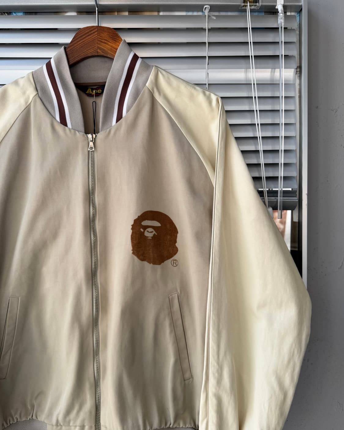 A BATHING APE anno 2001 baseball jacket 상품이미지2