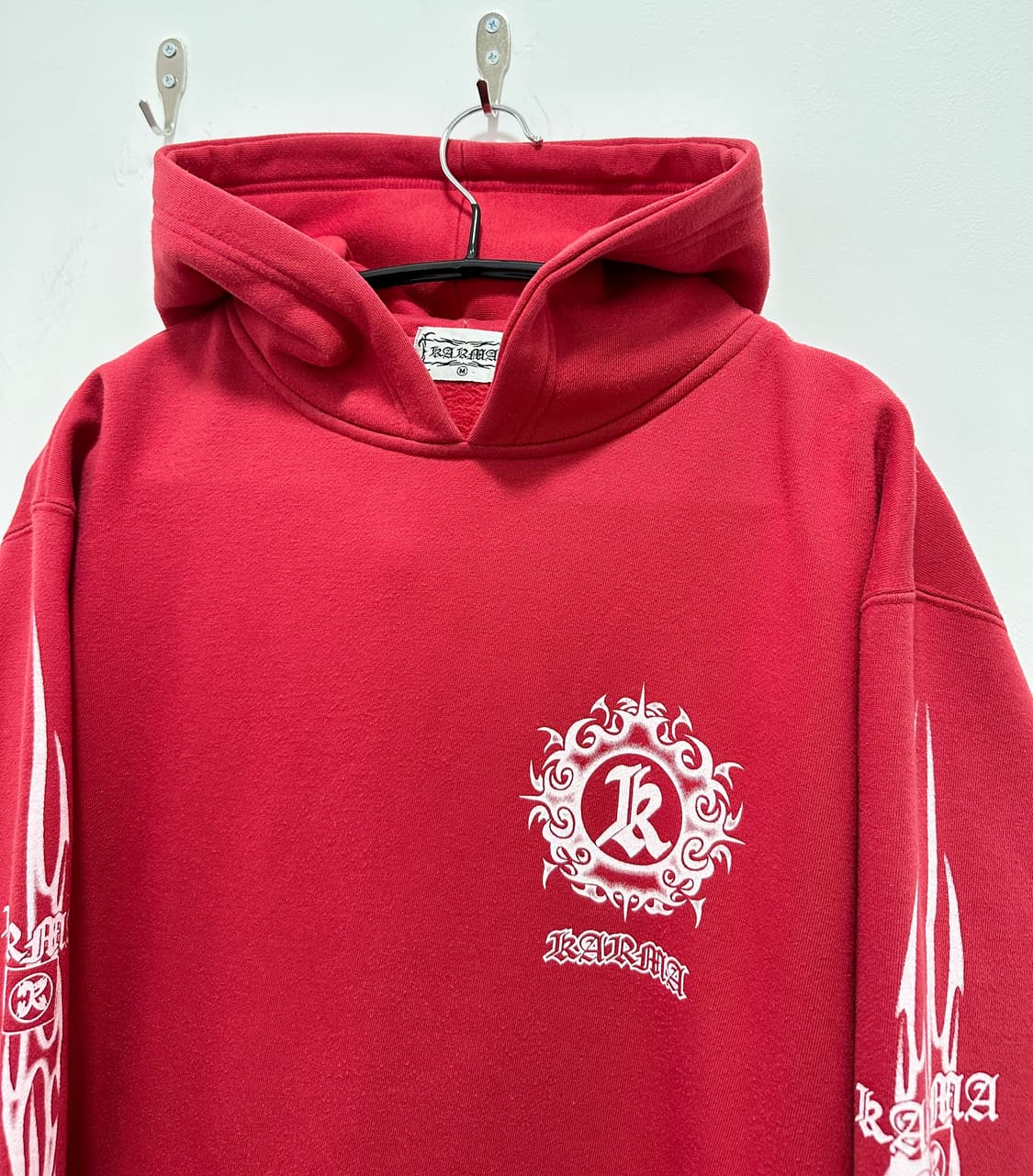 Karma gothic tribal cross hoodie 상품이미지7