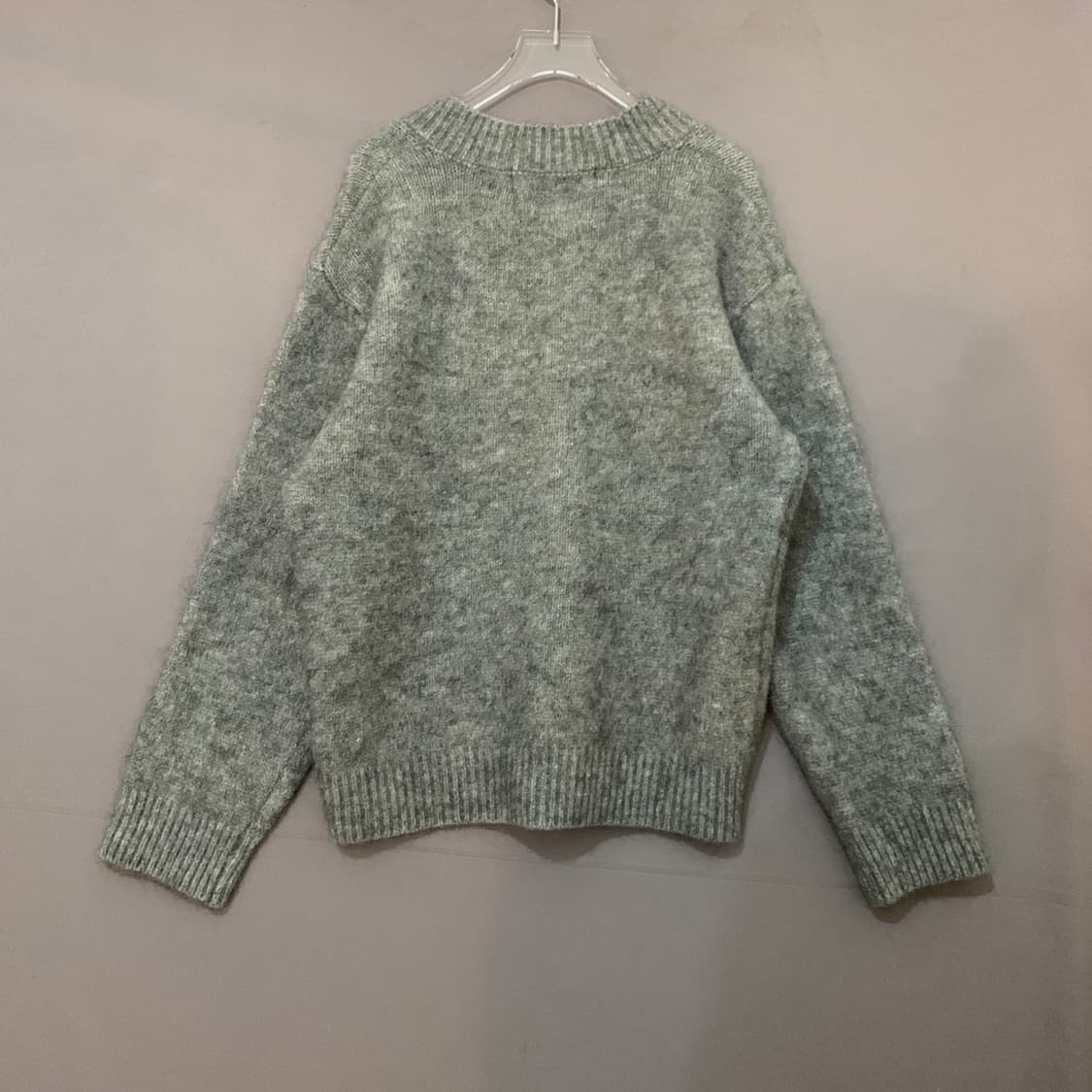 M SATUR 세터 24 에센 투 톤 모헤어 블렌드 니트 상품이미지3