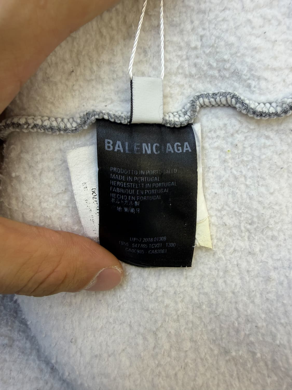 발렌시아가 18FW BB 크레스트 로고 후드티 상품이미지5