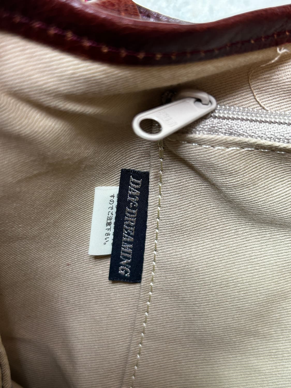 (JPN) DAY-DREAMING 캔버스 레더 숄더백 상품이미지5