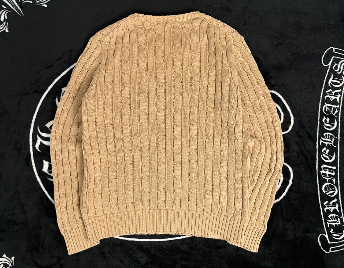 폴로 랄프로렌 브라운 케이블니트(m) 상품이미지2