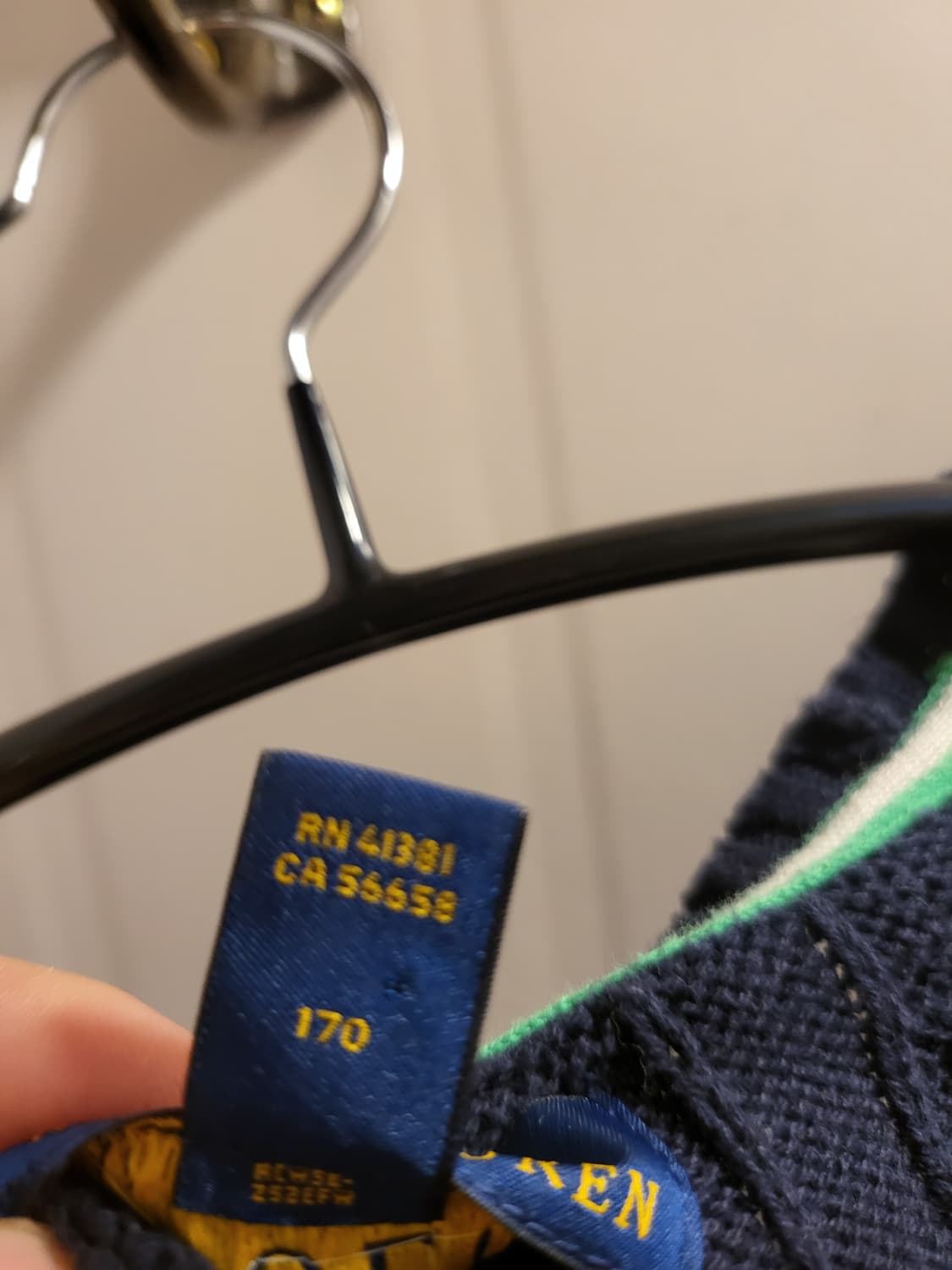 [95]폴로 랄프로렌 네이비 케이블 니트 상품이미지8