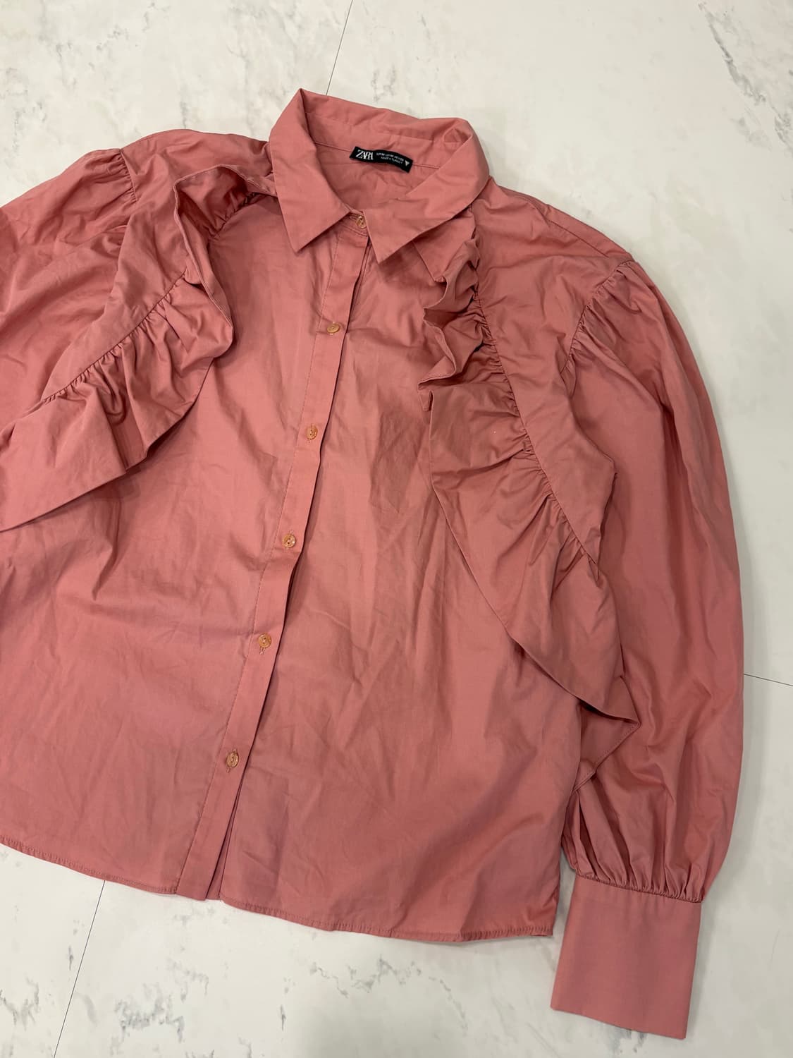 zara pink shirts 상품이미지2