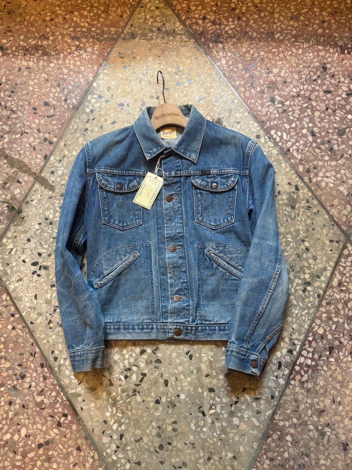 60s Wrangler 124MJ 데님 자켓 (36~38) 상품이미지1