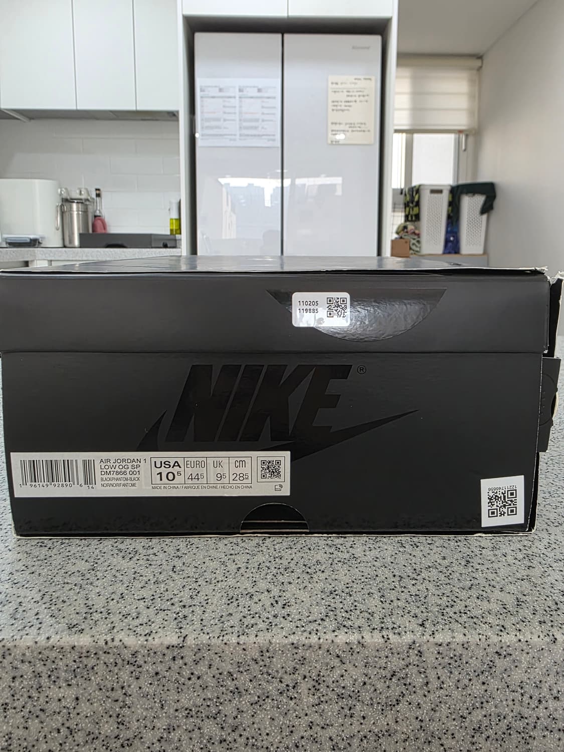 나이키 조던1 스캇 블랙 팬텀 285 상품이미지7
