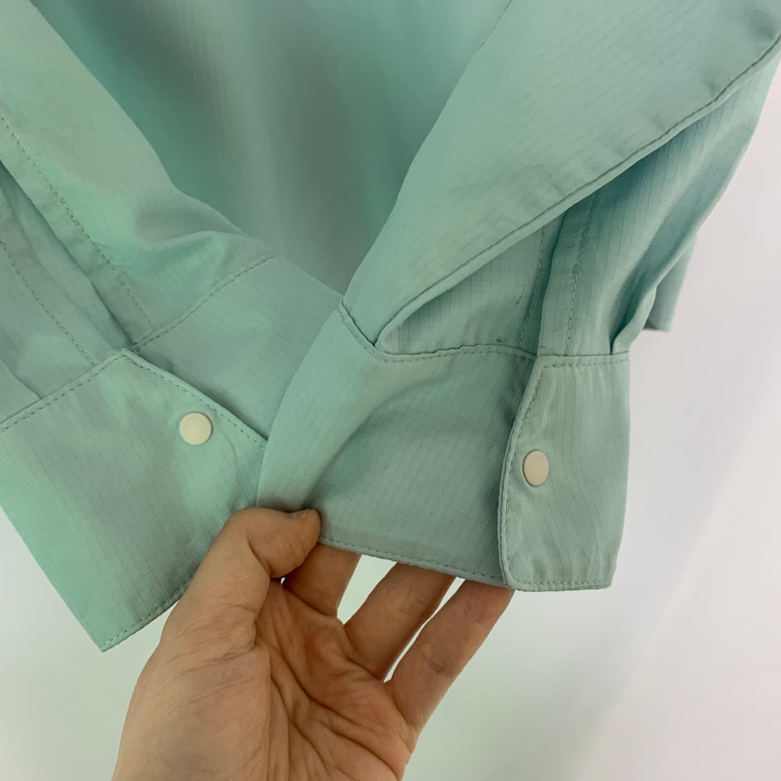 파타고니아 여성 스냅버튼 셔츠 빈티지 민트 상품이미지6