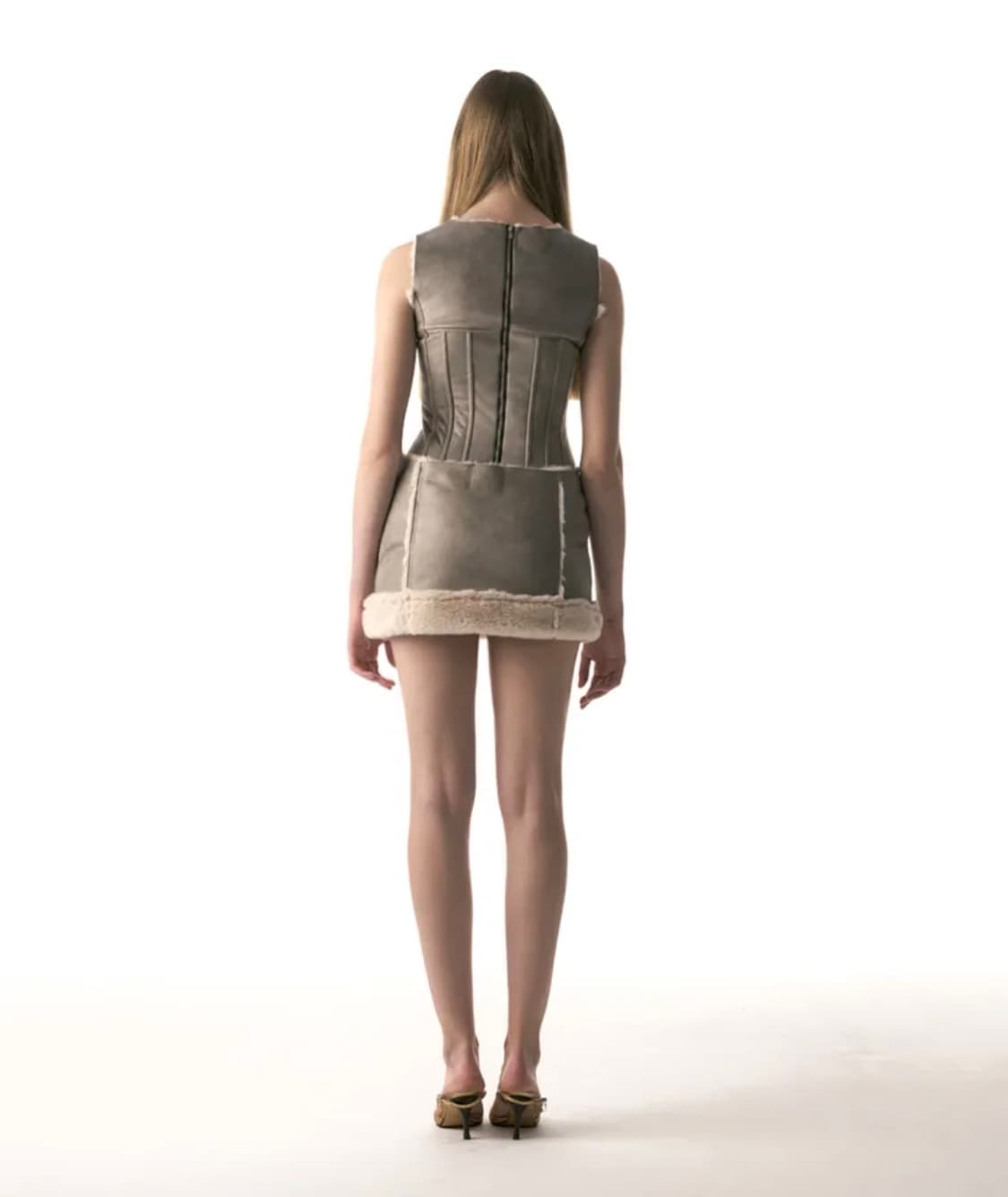 2000아카이브스 Foxy Fur Mustang Skirt 무스탕 스커트 상품이미지4